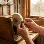 Simple Ring Made Of Gold And Silver