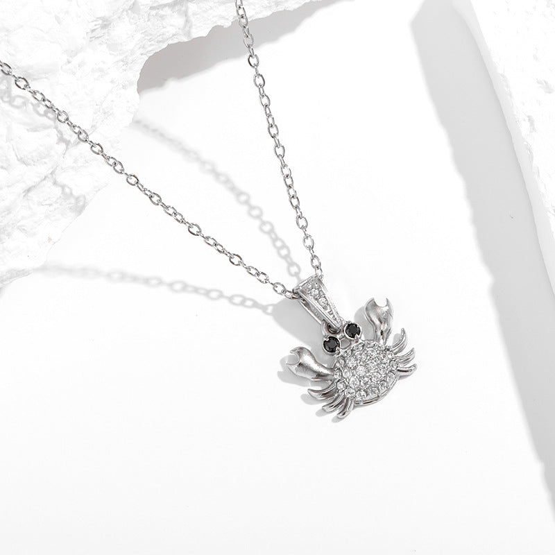Sparkle Crab Necklace