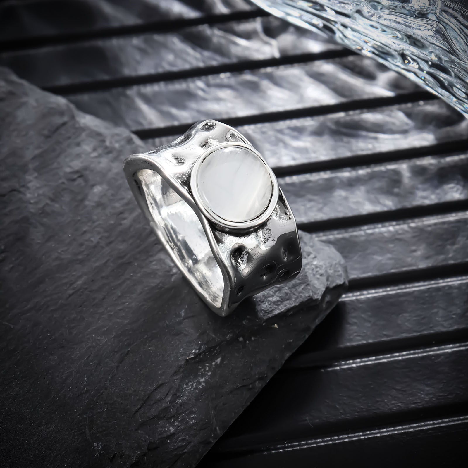 Statement Moonstone Ring