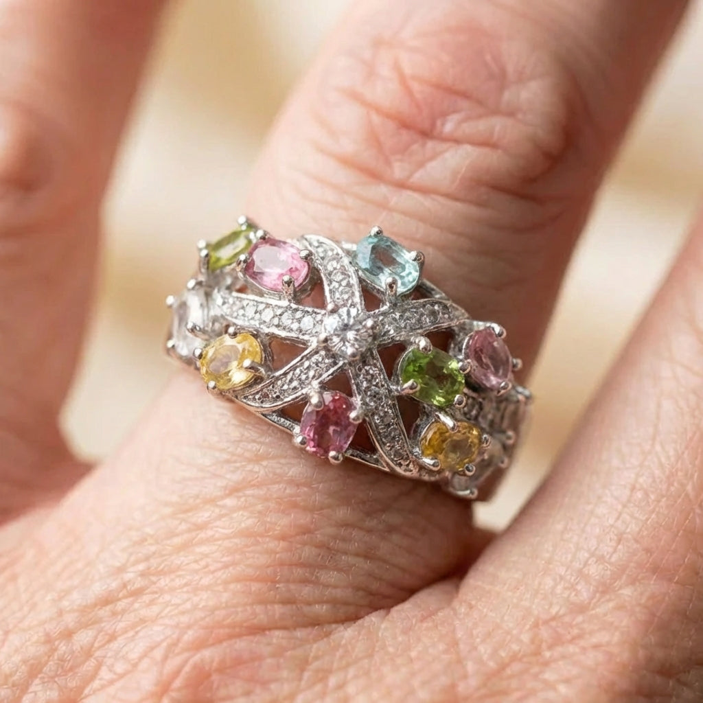 Vintage Tourmaline Cocktail Ring