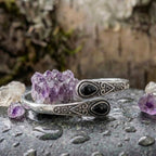 Vintage Adjustable Cuff Natural Stone Bracelet