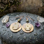 Vintage Beaded Hook Dangle Earrings