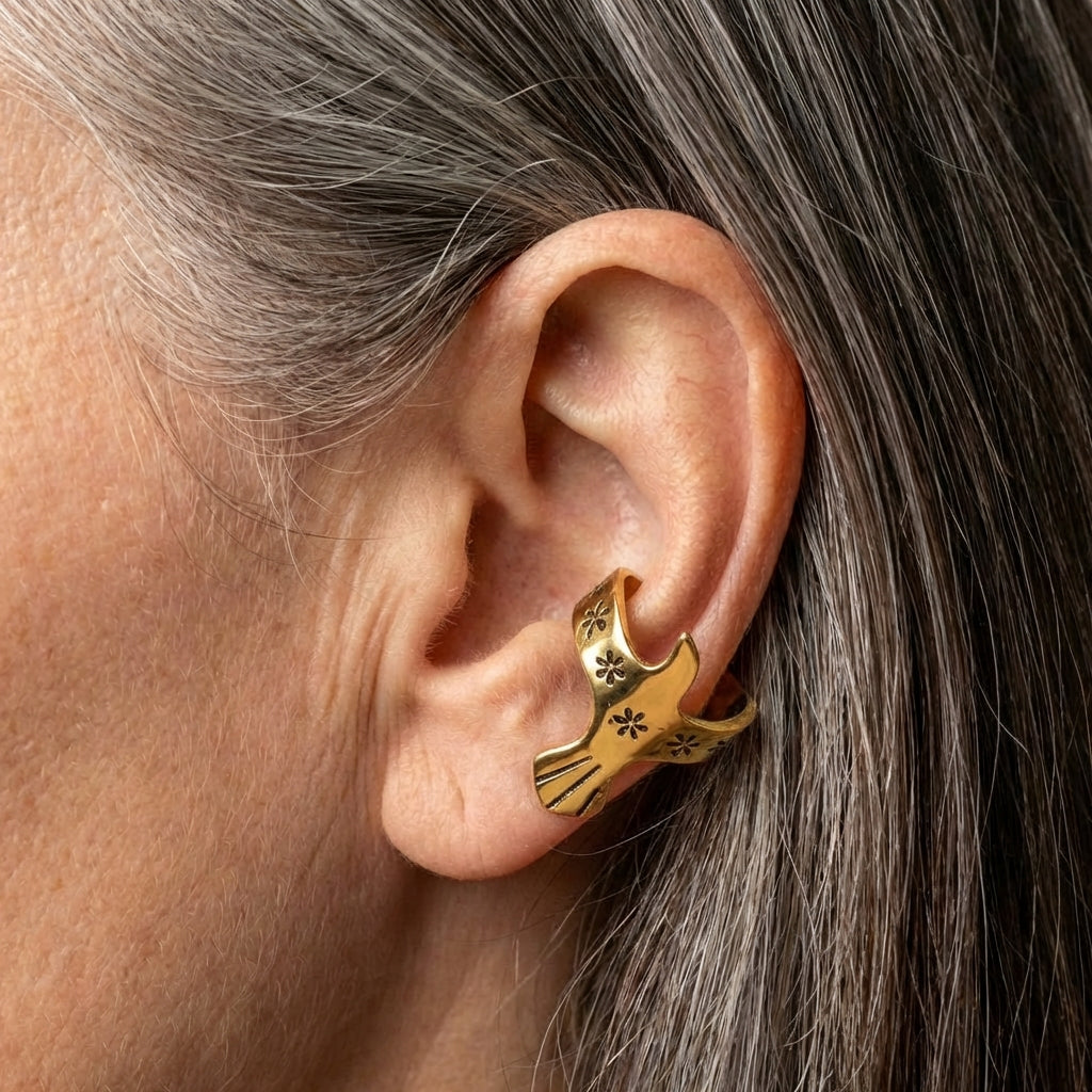 Vintage Bird Ear Cuff