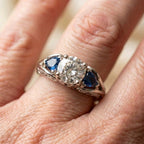 Vintage Boutique White Zircon Rings