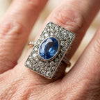 Vintage Bright Cut Gold Ring