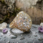 Vintage Bright Rounded Gold Ring