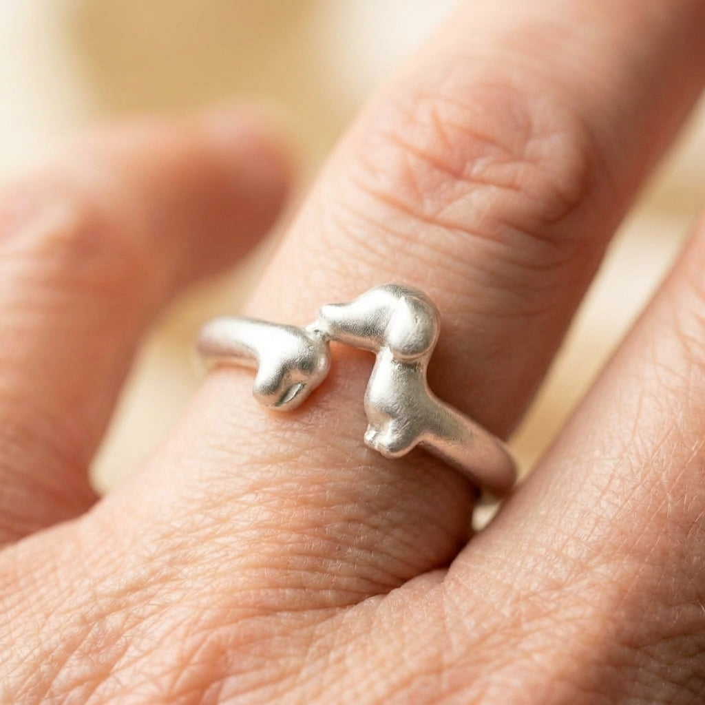 Vintage Dachshund Ring