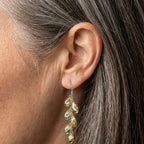 Vintage Dangling Crystals Earrings