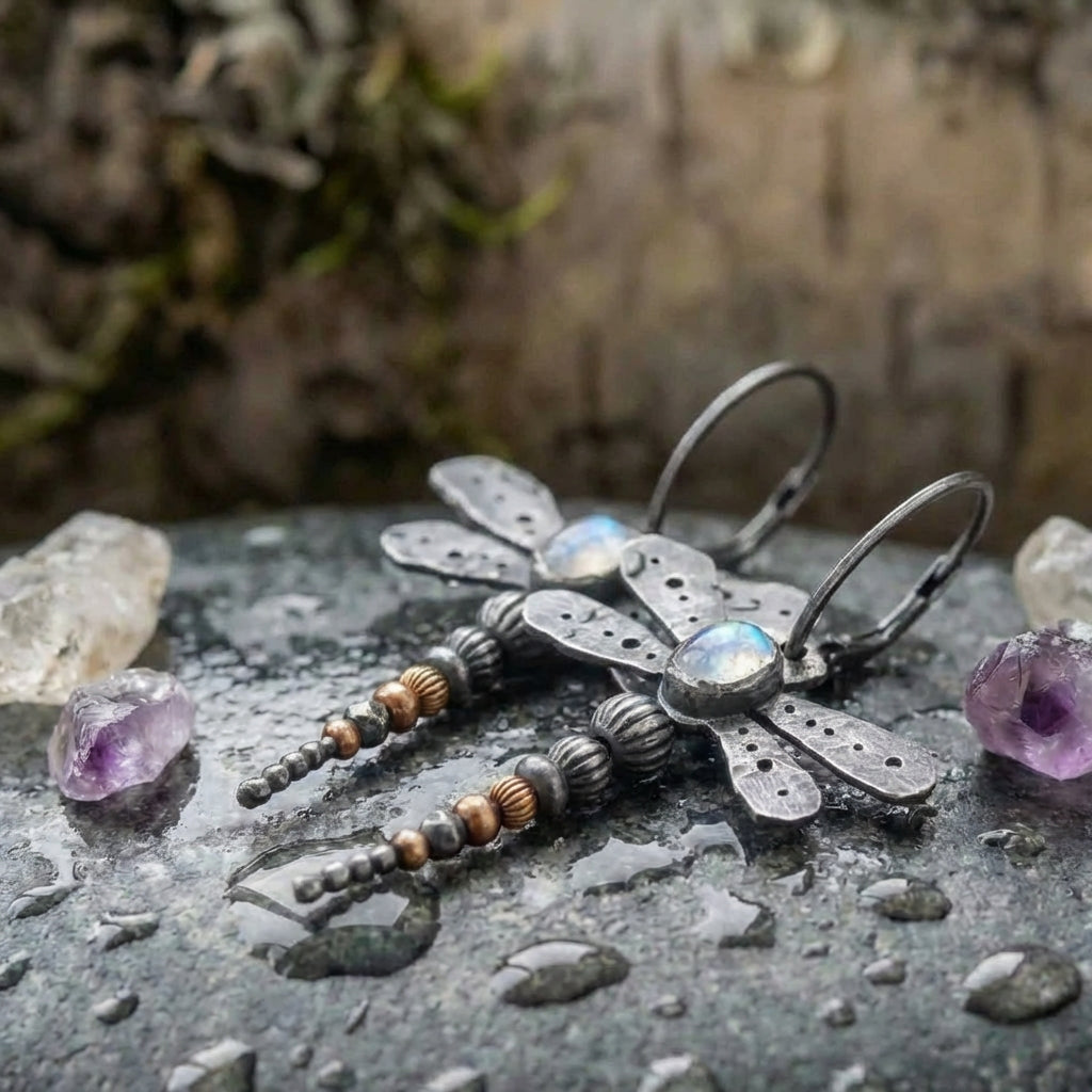 Vintage Dragonfly Earrings