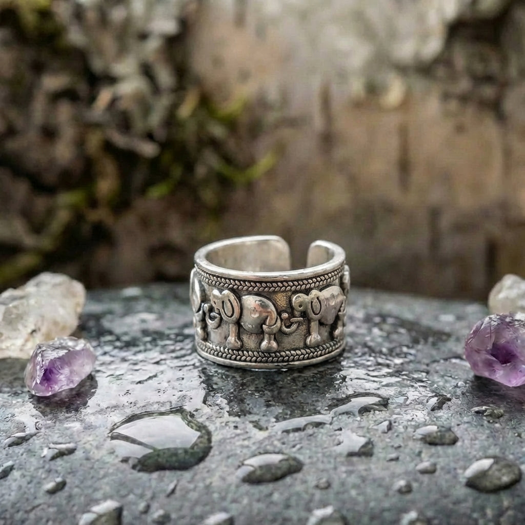 Vintage Elephant Ring