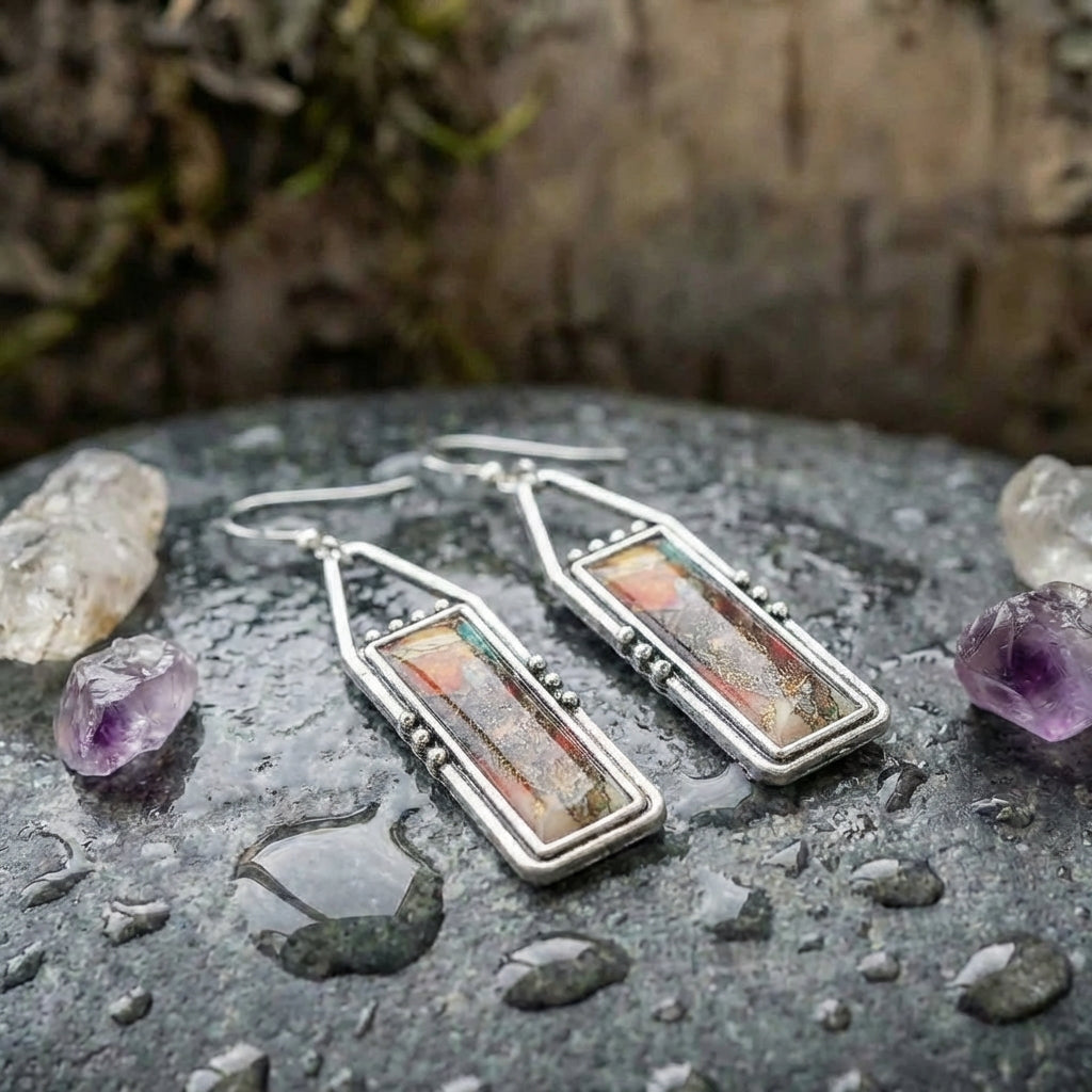 Vintage Ethnic Dangle Earrings