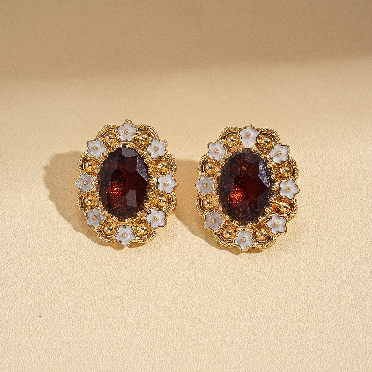 Vintage Garnet Earrings