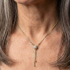 Vintage Golden Crystal Necklace