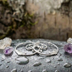 A Vintage Gothic Ornament Statement Hoop Earrings Set