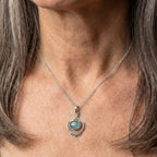 Vintage Green Stone Necklace