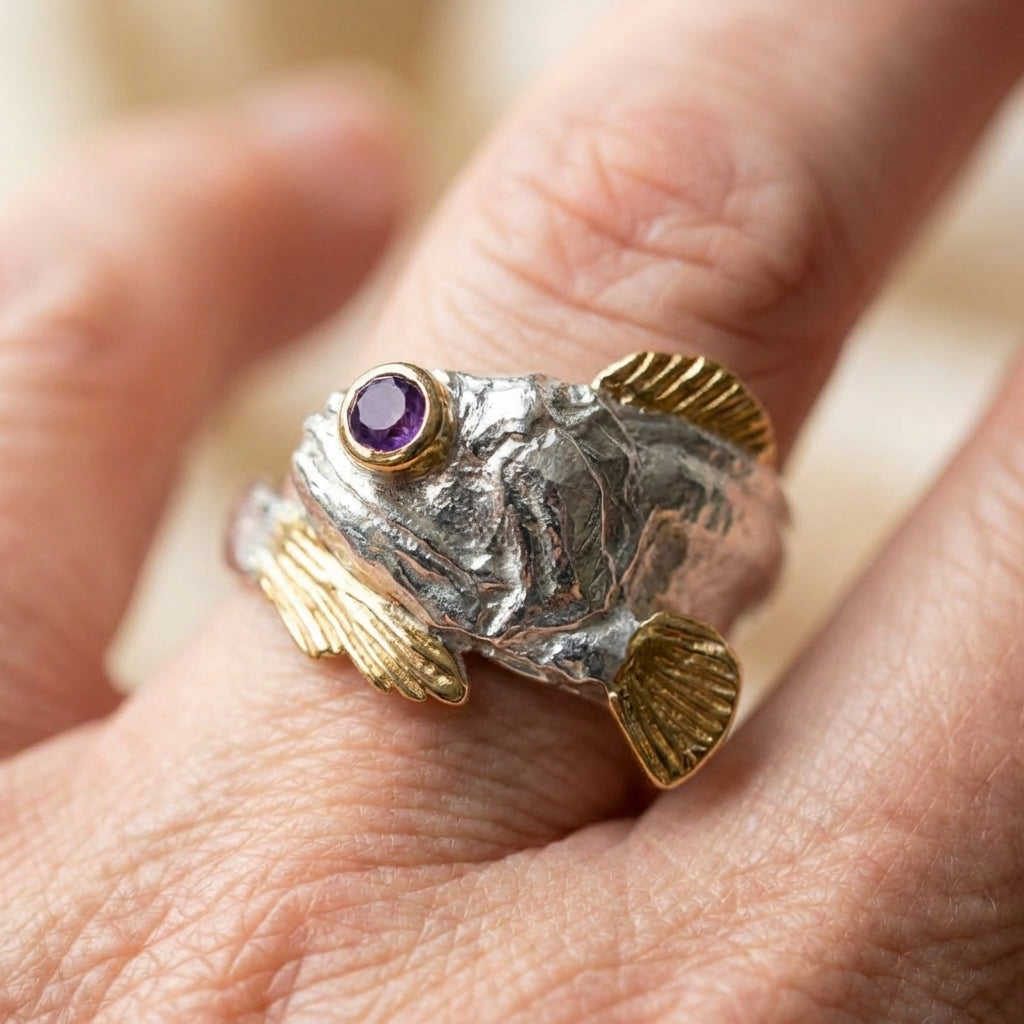 Vintage Koi Fish Ring