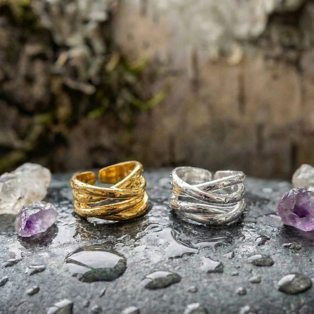 Vintage Layered Cuff Ring