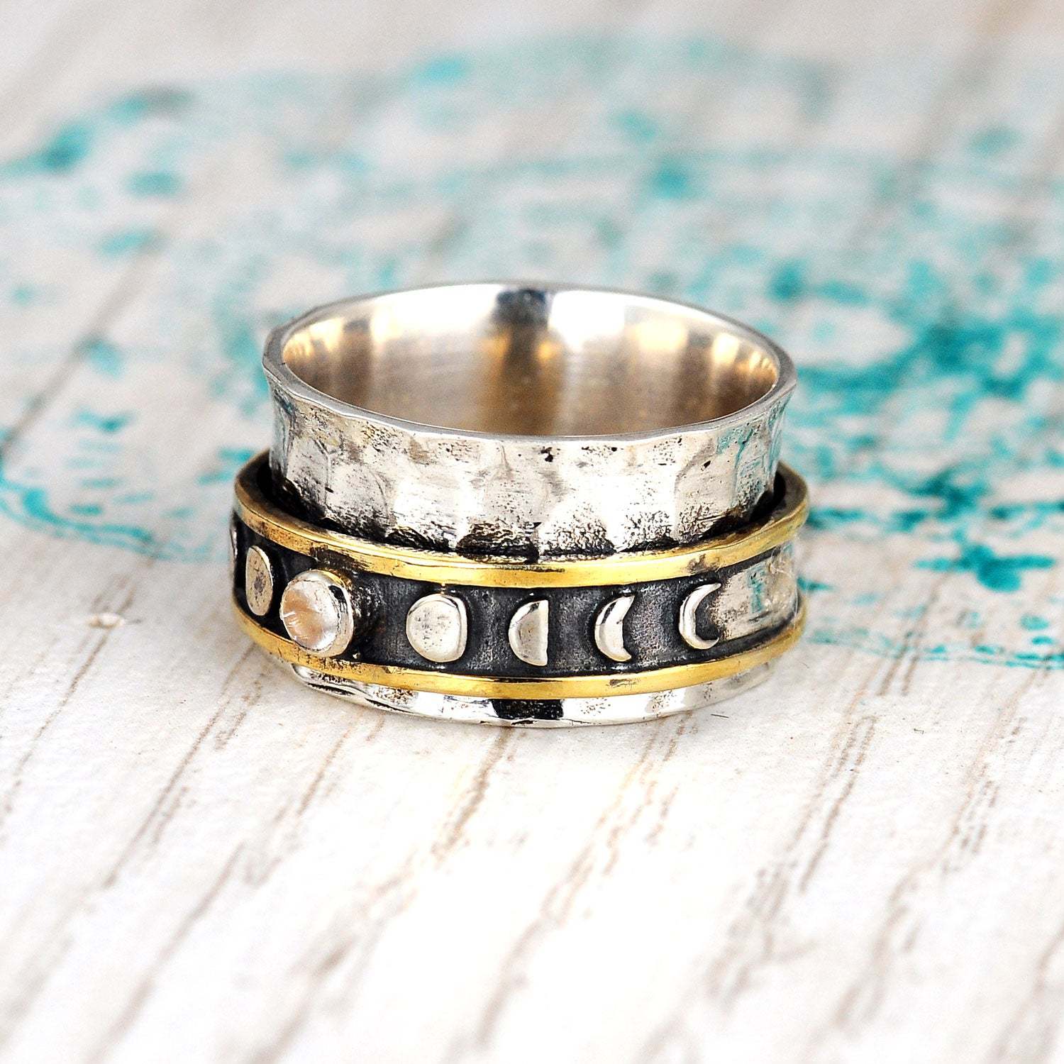 Vintage Moon Phase Ring