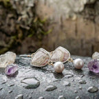 Vintage Natural Stone Pearl Earrings