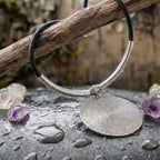 Vintage Rounded Silver Plated Necklace