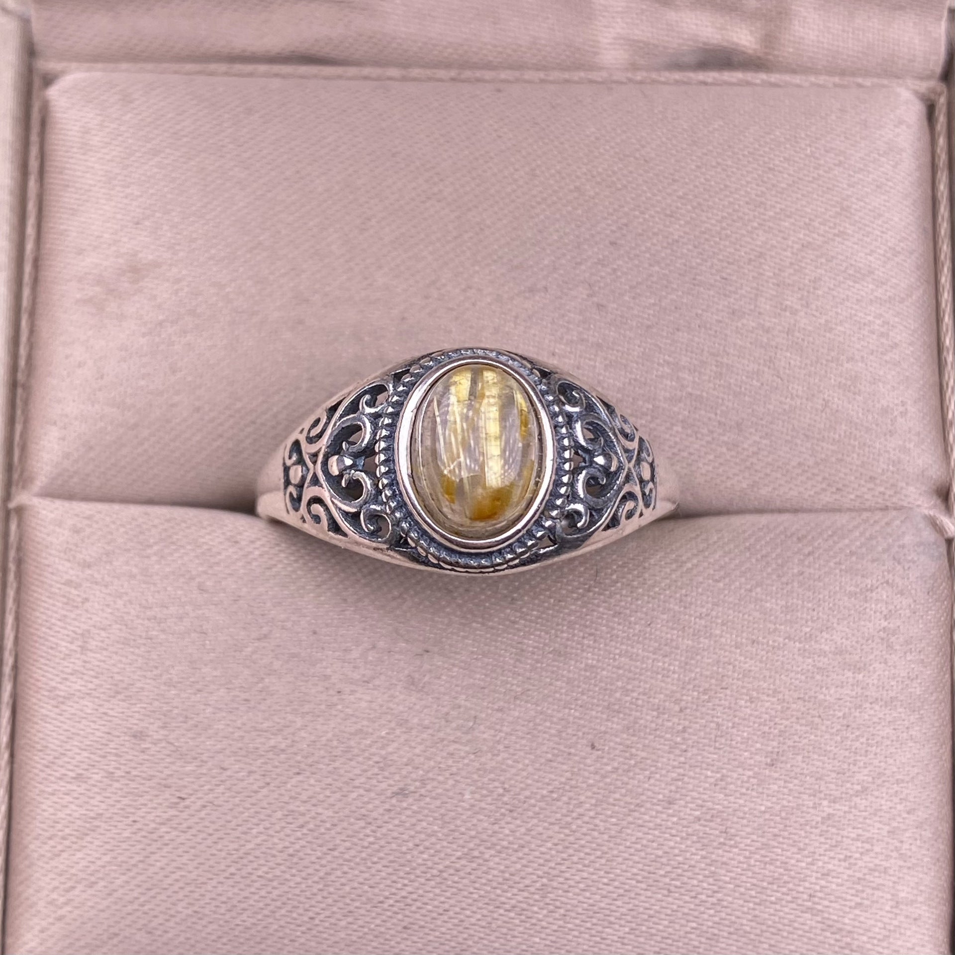 Vintage Rutile Quartz Ring