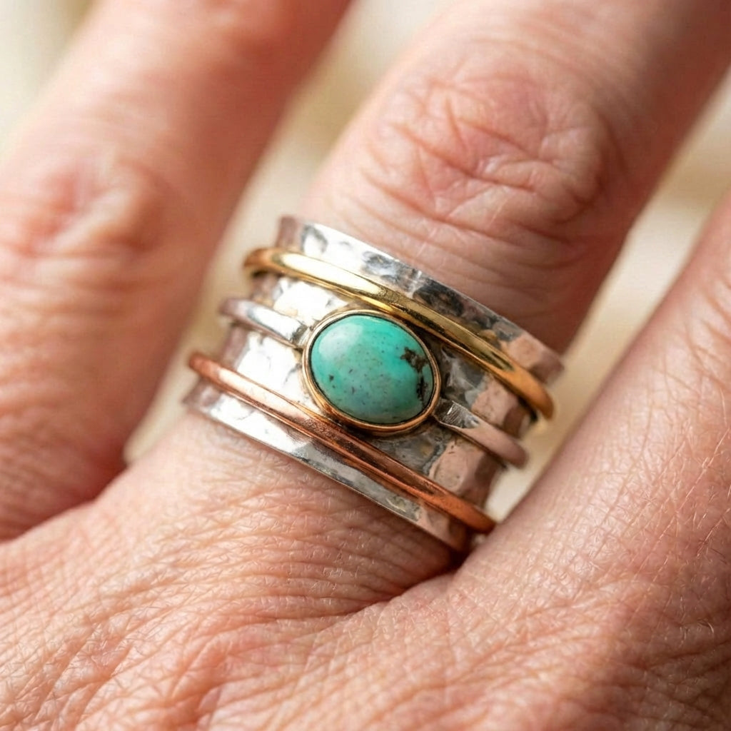 Vintage Turquoise Statement Ring