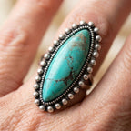 Vintage Turquoise Stone Ring