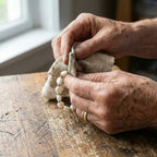 Vintage White Pearl & Gold Bracelet