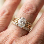 Vintage Zirconia Bright Ring Set