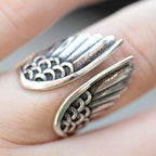 Adjustable Angel Ring In 925 Sterling Silver
