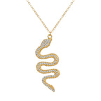 Serpent Pendant In Gold And Brilliant Diamonds