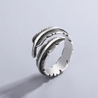 Feather From An Angel - Adjustable Memorial Ring