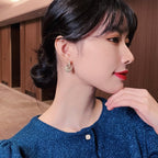 Pearl Of Love Earrings In Gold