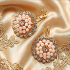 Vintage Blossom Pearl Earrings