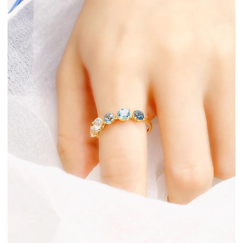 Colorful Gemstone Ring